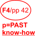F4/pp 42  p=PASTknow-how